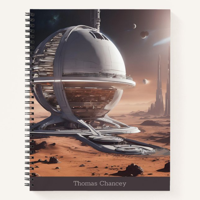 Weltraumlabor Notizbuch (Vorderseite)