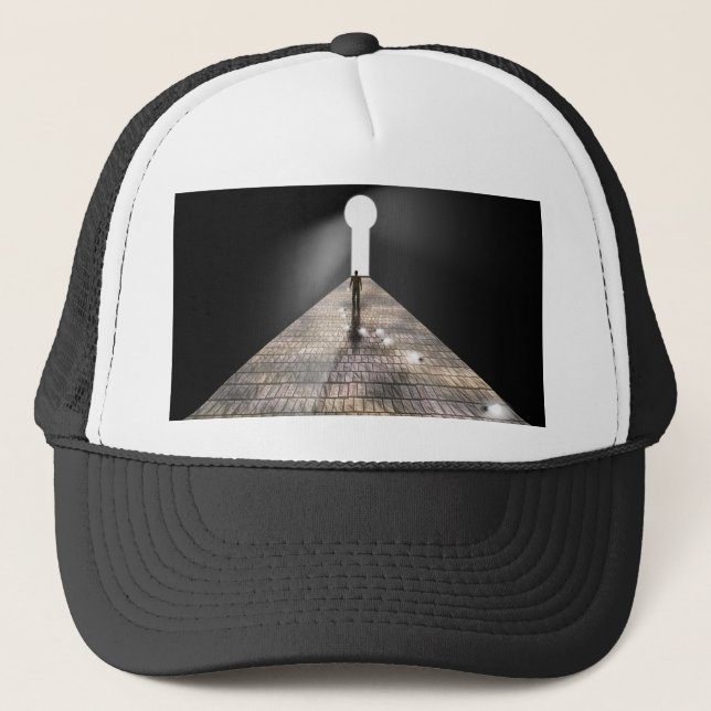 Weltraumloch Truckerkappe (Vorderseite)