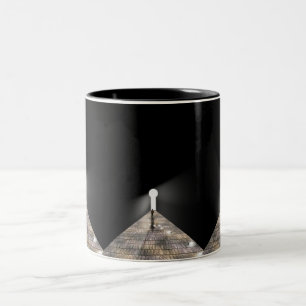 Weltraumloch Zweifarbige Tasse