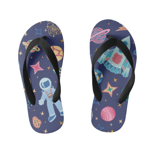 Weltraummission Kinderbadesandalen (Fußbett)