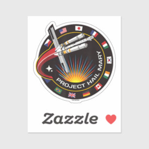 Weltraummissionsabzeichen Aufkleber