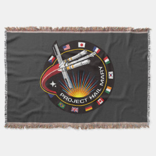 Weltraummissionsabzeichen Decke