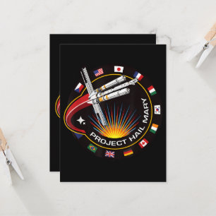 Weltraummissionsabzeichen Karte