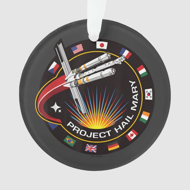 Weltraummissionsabzeichen Ornament (Vorderseite)