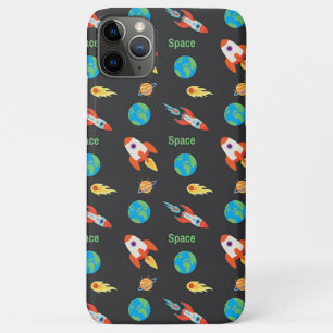 Weltraummuster auf Schwarz Case-Mate iPhone Hülle