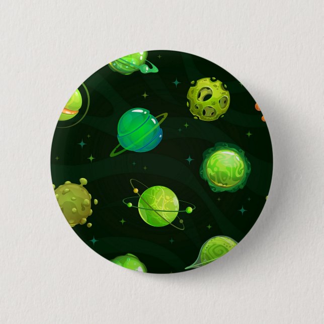 Weltraummuster Button (Vorderseite)