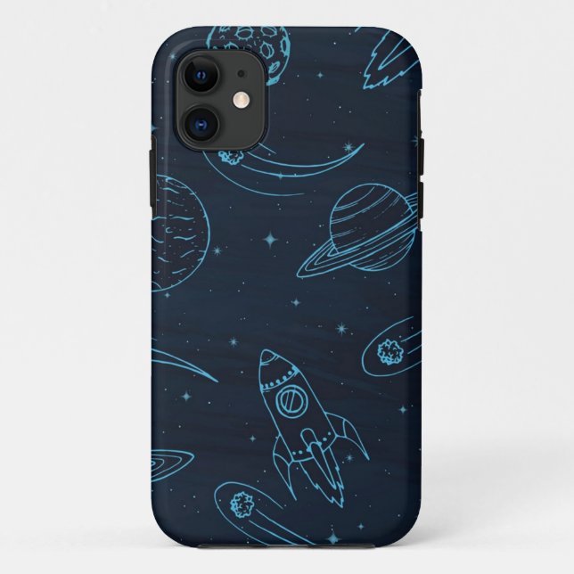 Weltraummuster Case-Mate iPhone Hülle (Rückseite)