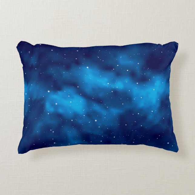 Weltraummuster Dekokissen (Vorderseite)