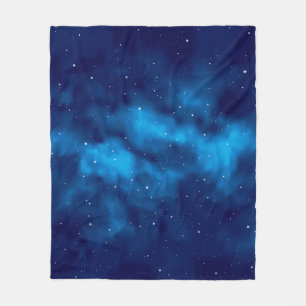 Weltraummuster Fleecedecke