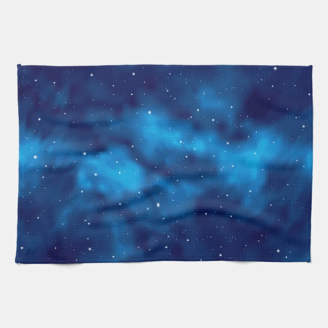 Weltraummuster Geschirrtuch (Horizontal)