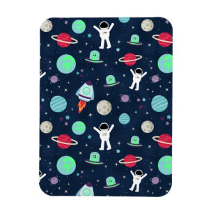 Weltraummuster-Illustration Magnet