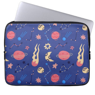 Weltraummuster Laptopschutzhülle