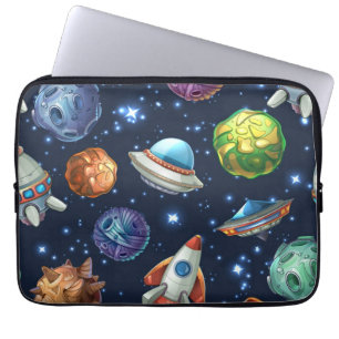 Weltraummuster Laptopschutzhülle