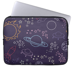 Weltraummuster Laptopschutzhülle