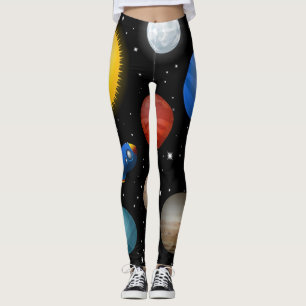 Weltraummuster Leggings