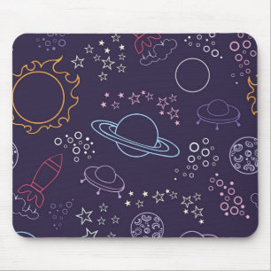 Weltraummuster Mousepad