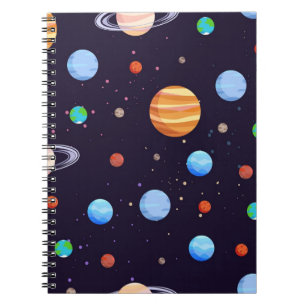 Weltraummuster Notizblock