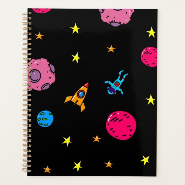 Weltraummuster Planer (Vorderseite)