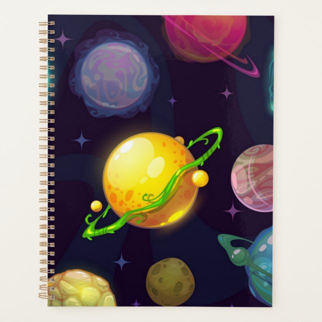 Weltraummuster Planer (Vorderseite)