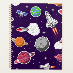 Weltraummuster Planer