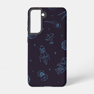 Weltraummuster Samsung Galaxy Hülle