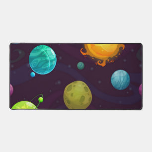 Weltraummuster Schreibtischunterlage