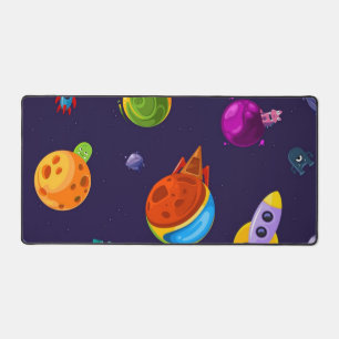 Weltraummuster Schreibtischunterlage