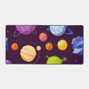 Weltraummuster Schreibtischunterlage