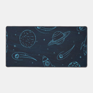 Weltraummuster Schreibtischunterlage