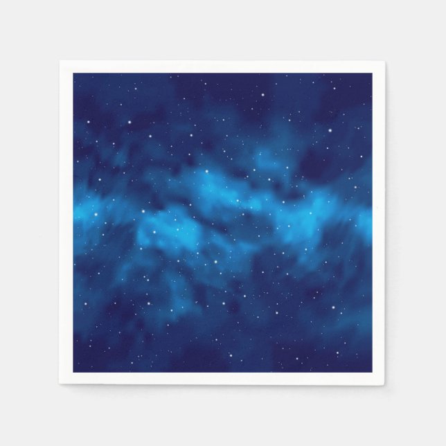 Weltraummuster Serviette (Vorderseite)