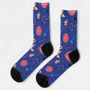 Weltraummuster Socken