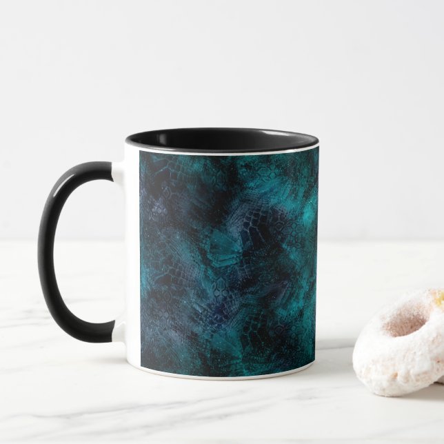 Weltraummuster  tasse (Mit Donut)
