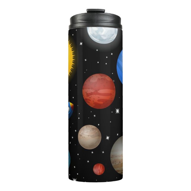 Weltraummuster Thermosbecher (Vorderseite)