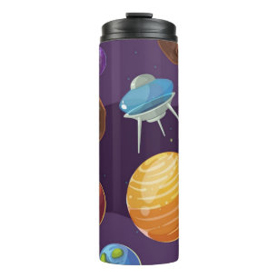 Weltraummuster Thermosbecher