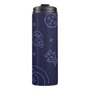 Weltraummuster Thermosbecher