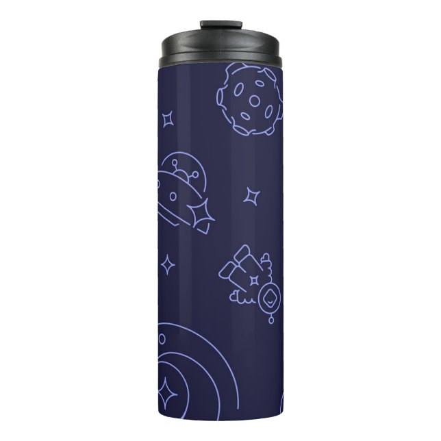 Weltraummuster Thermosbecher (Vorderseite)