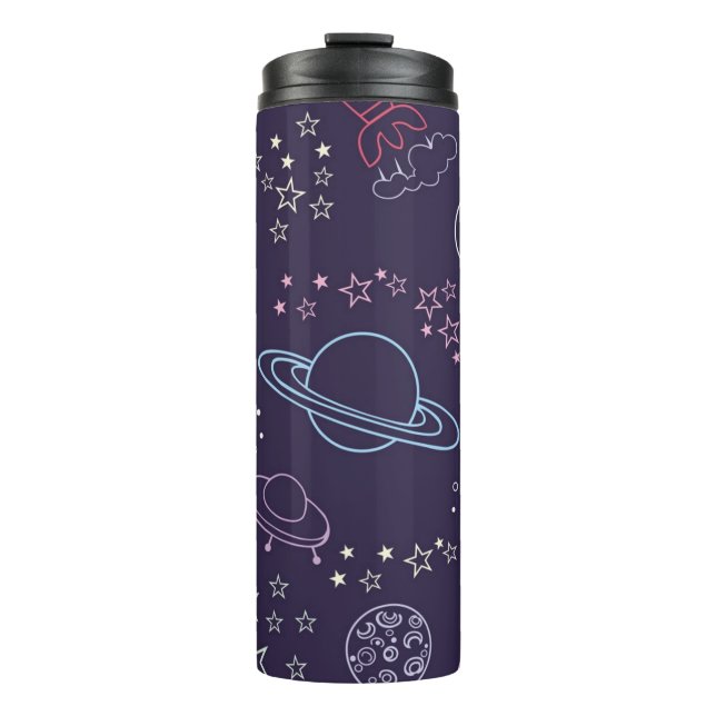 Weltraummuster Thermosbecher (Vorderseite)