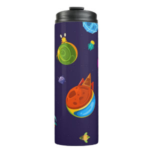 Weltraummuster Thermosbecher