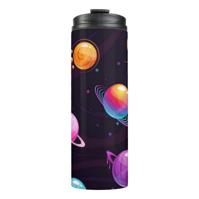 Weltraummuster Thermosbecher (Vorderseite)