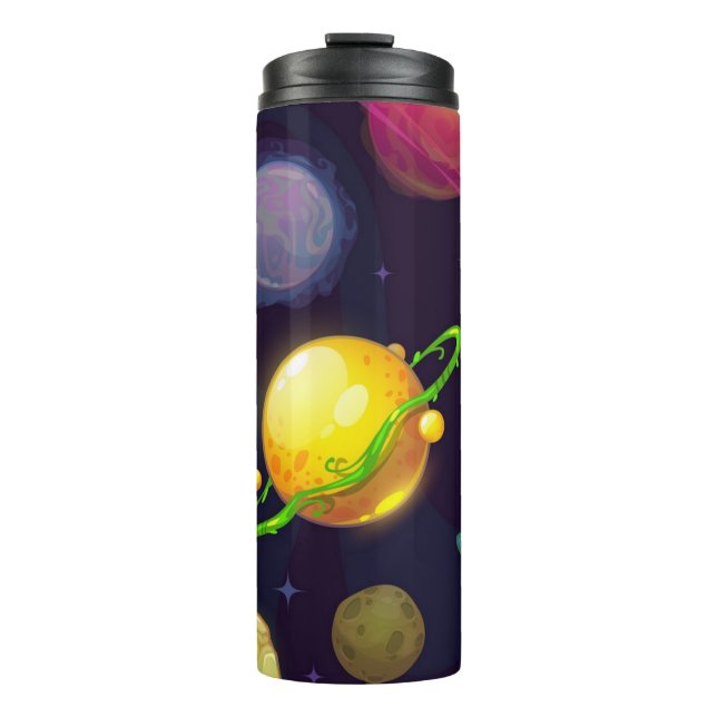 Weltraummuster Thermosbecher (Vorderseite)