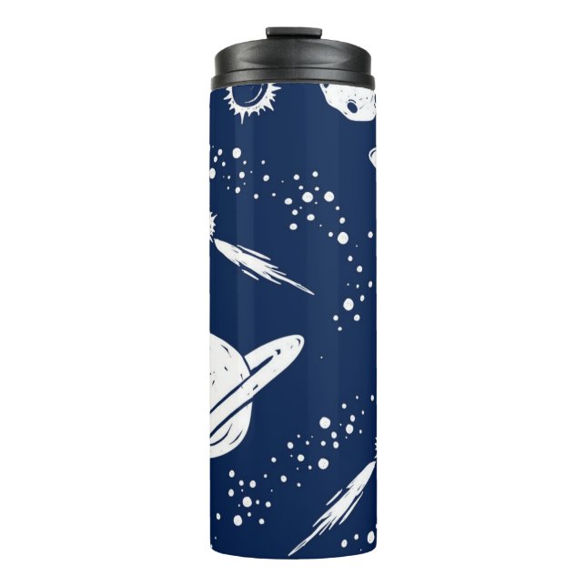 Weltraummuster Thermosbecher (Vorderseite)