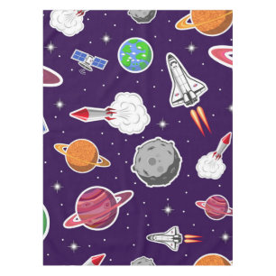 Weltraummuster Tischdecke