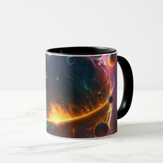 Weltraumplanet Tasse
