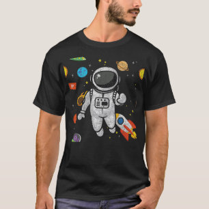 Weltraumplaneten Astronomie Kosmonaut Kinder Gesch T-Shirt