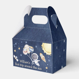 Weltraumplaneten Junge Galaxy Erste Reise Geburtst Geschenkschachtel