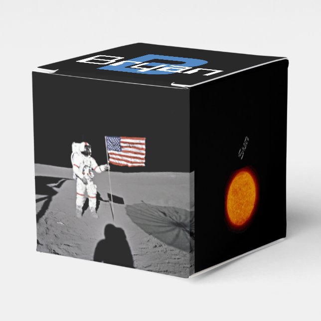 Weltraumplaneten, Schäfer-Mond-Landung, Geschenkschachtel (Vorderseite)