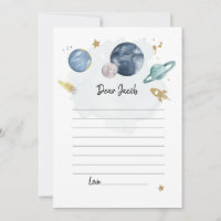 Weltraumplanets Boy Birthday Time Kapselkarte