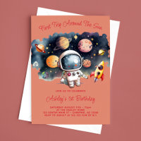 Weltraumplanets Girl 1. Geburtstag
