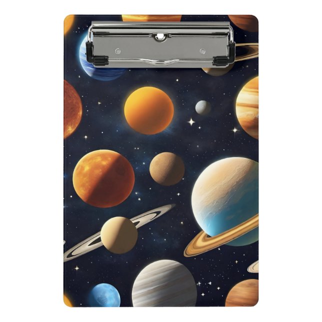 Weltraumplanungen 2 mini klemmbrett (Vorderseite)