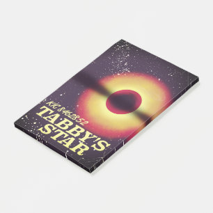 Weltraumposter der Tabbys Post-it Klebezettel
